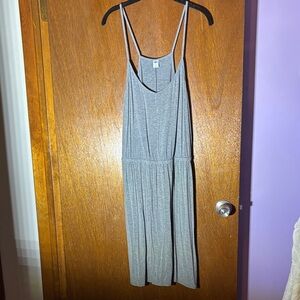 Old Navy Gray Sleeveless Dress